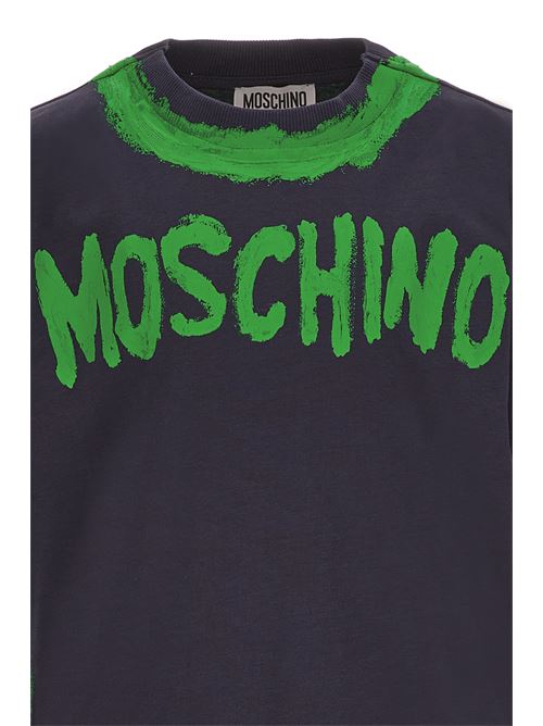 T-shirt, girocollo, maxi. MOSCHINO | HXM02L LAA0240016